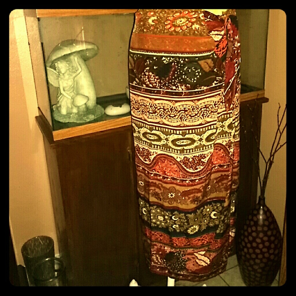 💯 SILK WRAP SKIRT